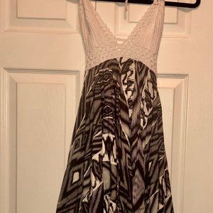 Beautiful Halter crochet high/low dress